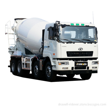 Ridever Mini Truck Concrete Mixer Cement Mixer Truck 8*4 220/360Kw 1.5H Charging Time Concrete Mixer Truck